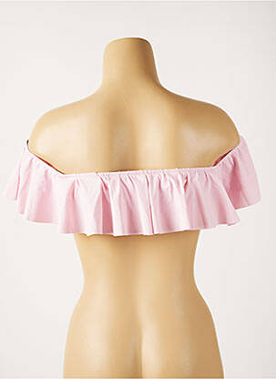 Haut de maillot de bain stretch haut soutien-gorge avec mousse de rembourrage amovible rose MON PETIT BIKINI femme