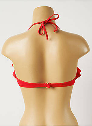 Haut de maillot de bain stretch haut bandeau rouge MON PETIT BIKINI femme