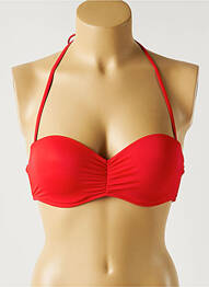 Haut de maillot de bain stretch rouge MON PETIT BIKINI femme