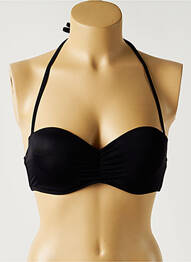 Haut de maillot de bain stretch haut soutien-gorge emboitant noir MON PETIT BIKINI femme