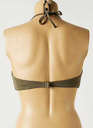 Haut de maillot de bain stretch haut soutien-gorge emboitant vert MON PETIT BIKINI femme