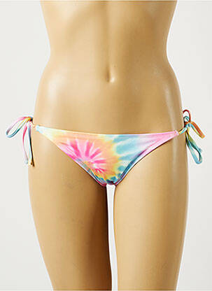 Bas de maillot de bain imprimé fantaisie culotte bleu MON PETIT BIKINI femme