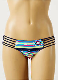 Bas de maillot de bain imprimé fantaisie bikini bleu MON PETIT BIKINI femme