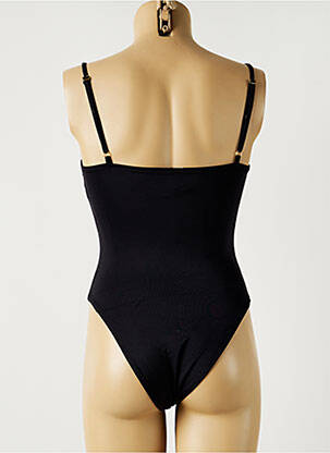 Maillot de bain 1 pièce effet matière satinée noir NOHOLITA MON PETIT BIKINI femme