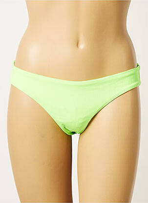 Bas de maillot de bain stretch culotte vert KHASSANI femme