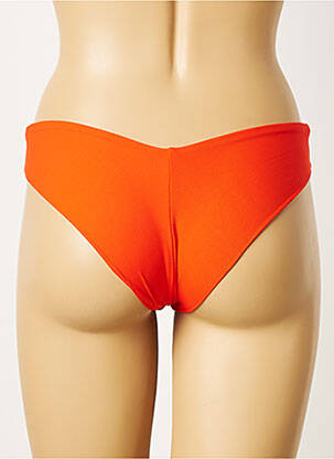 Bas de maillot de bain stretch culotte orange KHASSANI femme