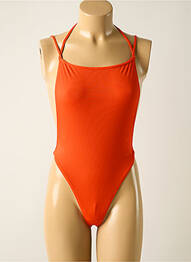 Maillot de bain 1 pièce brassieres brassieres orange KHASSANI femme