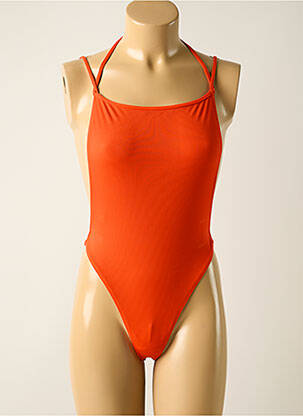 Maillot de bain 1 pièce brassieres brassieres orange KHASSANI femme