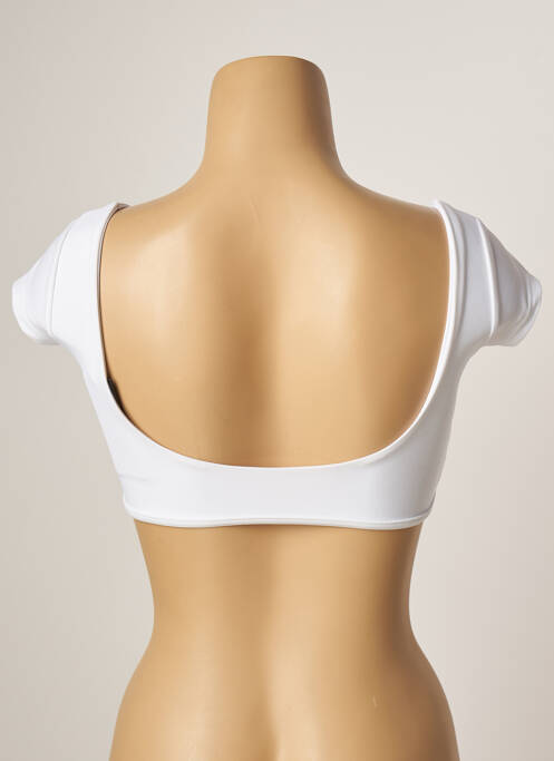 Haut de maillot de bain blanc KHASSANI pour femme