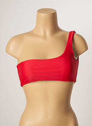 Haut de maillot de bain stretch brassieres rouge KHASSANI femme