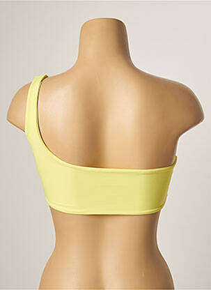 Haut de maillot de bain stretch brassieres jaune KHASSANI femme