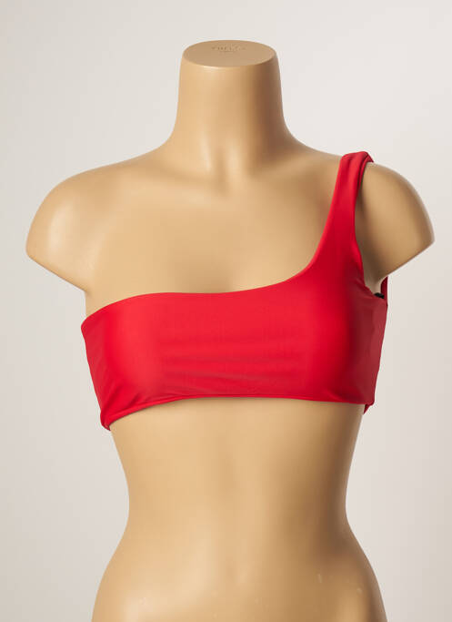 Haut de maillot de bain stretch brassieres rouge KHASSANI femme