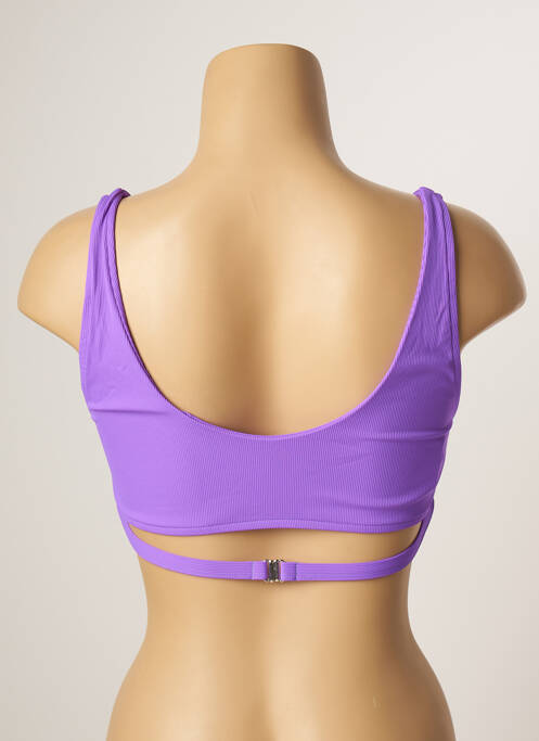 Haut de maillot de bain violet KHASSANI pour femme