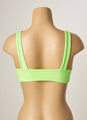 Haut de maillot de bain stretch brassieres vert KHASSANI femme