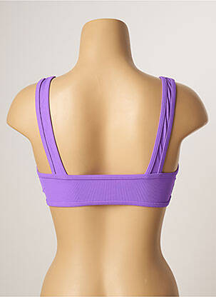 Haut de maillot de bain stretch brassieres violet KHASSANI femme