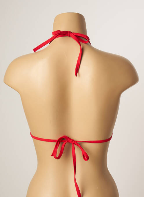 Haut de maillot de bain rouge KHASSANI pour femme
