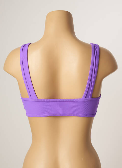 Haut de maillot de bain violet KHASSANI pour femme