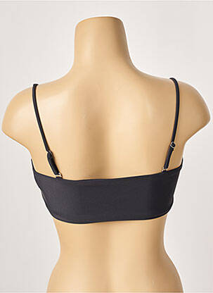 Haut de maillot de bain stretch haut bandeau noir KHASSANI femme