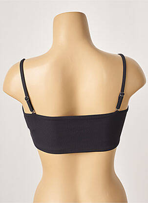 Haut de maillot de bain stretch haut bandeau noir KHASSANI femme