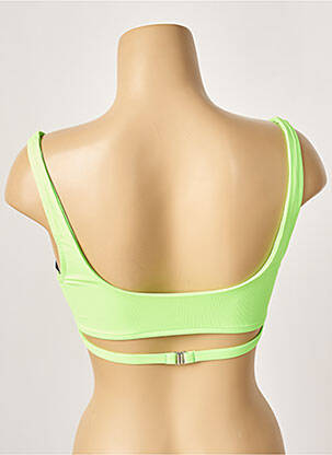 Haut de maillot de bain stretch brassieres vert KHASSANI femme