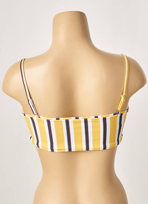 Haut de maillot de bain jaune KHASSANI pour femme