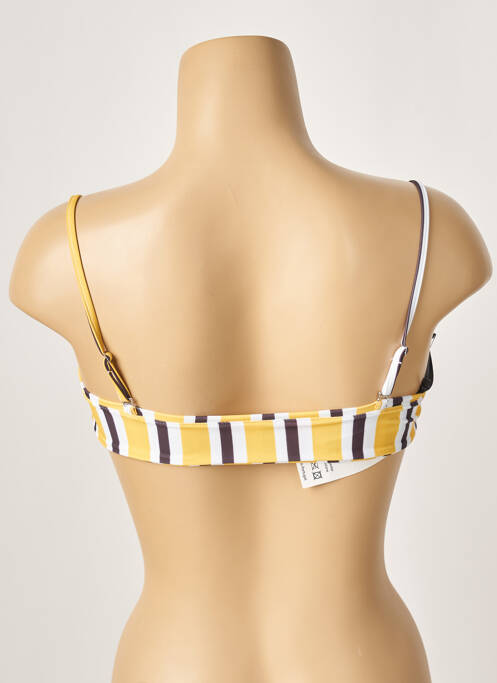 Haut de maillot de bain jaune KHASSANI pour femme