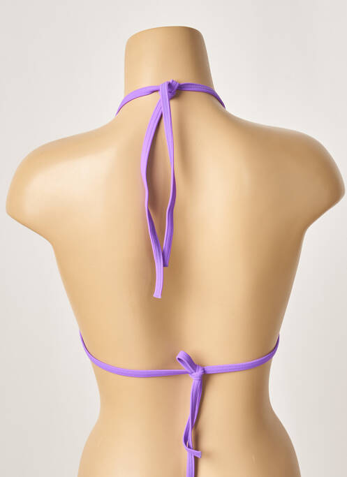 Haut de maillot de bain violet KHASSANI pour femme