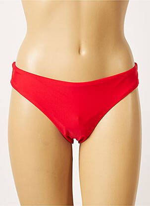 Bas de maillot de bain stretch culotte rouge KHASSANI femme