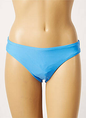 Bas de maillot de bain stretch culotte bleu KHASSANI femme