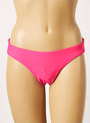 Bas de maillot de bain stretch culotte rose KHASSANI femme