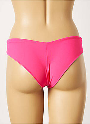 Bas de maillot de bain stretch culotte rose KHASSANI femme