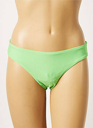 Bas de maillot de bain stretch culotte vert KHASSANI femme