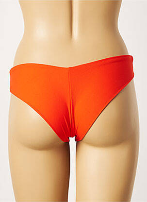 Bas de maillot de bain stretch culotte orange KHASSANI femme