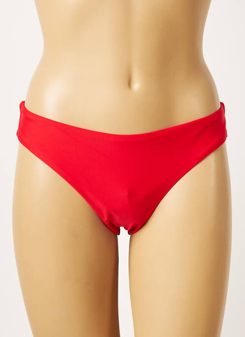 Bas de maillot de bain stretch culotte rouge KHASSANI femme