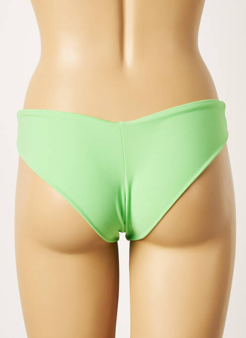 Bas de maillot de bain stretch culotte vert KHASSANI femme