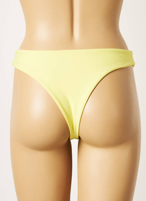 Bas de maillot de bain jaune KHASSANI femme