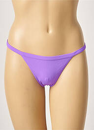 Bas de maillot de bain stretch string rouge KHASSANI femme