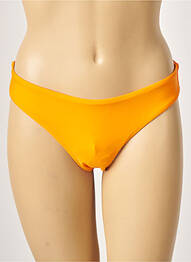 Bas de maillot de bain stretch culotte orange KHASSANI femme