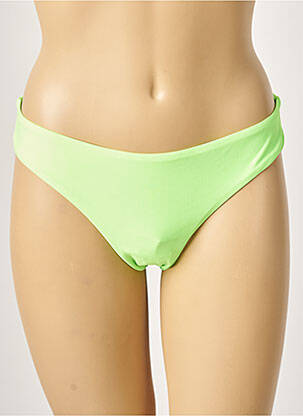 Bas de maillot de bain stretch culotte vert KHASSANI femme