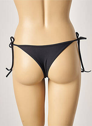 Bas de maillot de bain stretch bikini noir KHASSANI femme