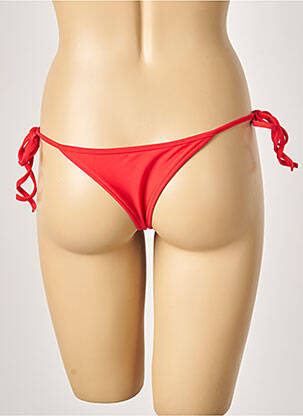 Bas de maillot de bain stretch bikini rouge KHASSANI femme