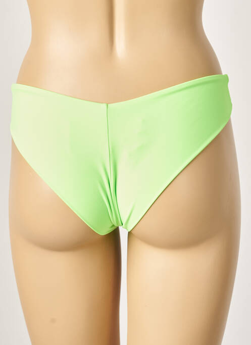 Bas de maillot de bain stretch culotte vert KHASSANI femme