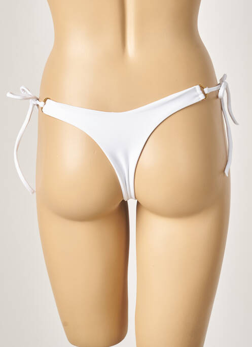 Bas de maillot de bain blanc KHASSANI pour femme