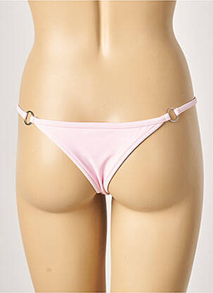 Bas de maillot de bain stretch string rose KHASSANI femme