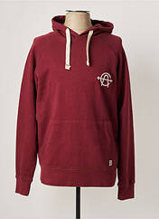 Sweat-shirt à capuche rouge IRON AND RESIN pour homme seconde vue