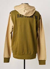 Sweat-shirt à capuche vert DAYTONA pour homme seconde vue