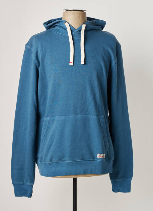 Sweat-shirt à capuche bleu DAYTONA pour homme