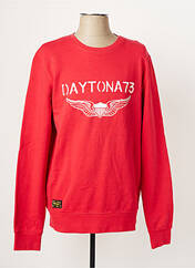 Sweat-shirt rouge DAYTONA pour homme seconde vue