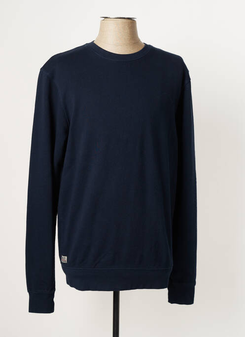 Sweat-shirt bleu DAYTONA pour homme