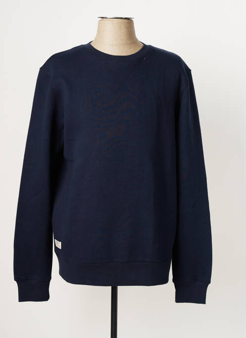 Sweat-shirt bleu DAYTONA pour homme